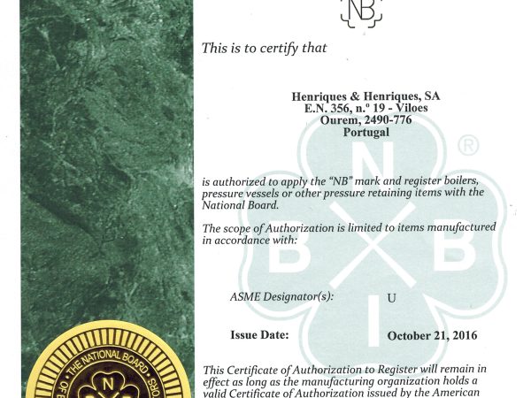 ASME U STAMP National Board