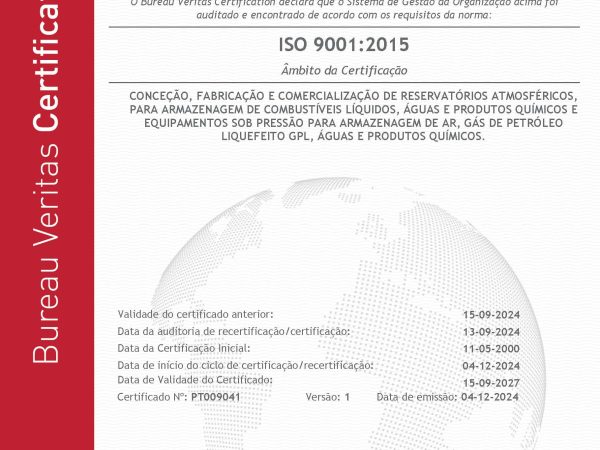 Certificate PT009041 H&H 9001 2024 PT